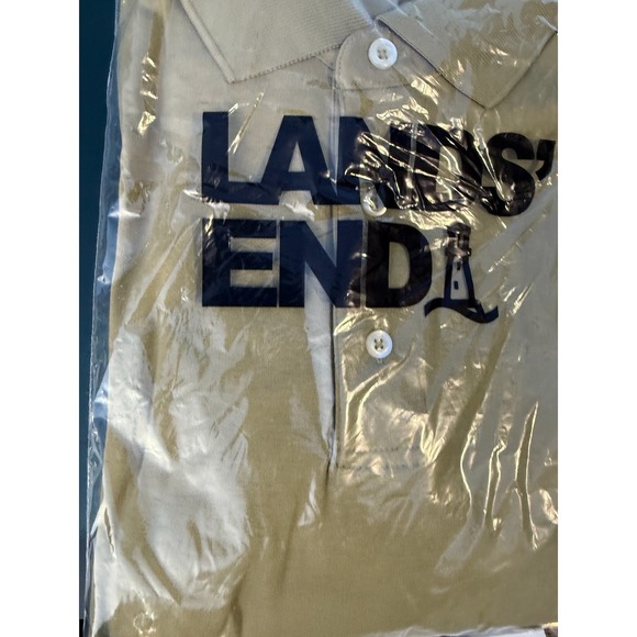 3 Pack Lands' End Men's M Soft Cotton Long, Short Sleeve Polo Blue, Olive, Red - Picture 11 of 13